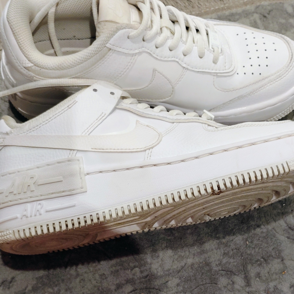 White Nike Air Force 1 Sneakers